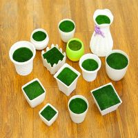 【hot】☁❀  1Pc Multistyle Pots Round Pot Trays Plastic Small for Succulent Garden