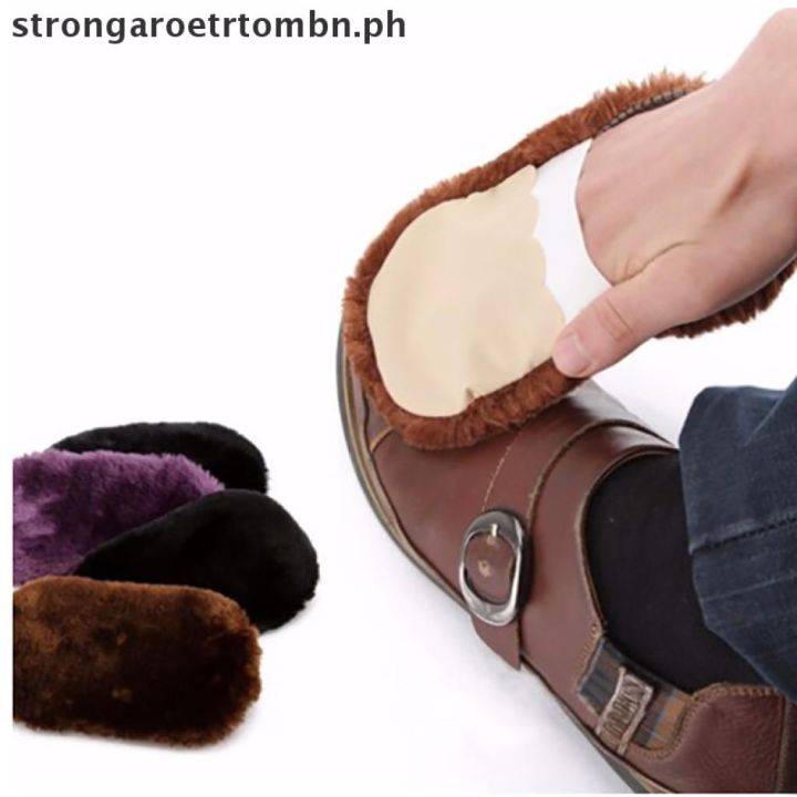 ขายดี-egxtrb-สีสัน-ถุงมือขัดเงานุ่มรองเท้าทำความสะอาดแปรงดูแลรองเท้า-ถุงมือเช็ดมือ-ph