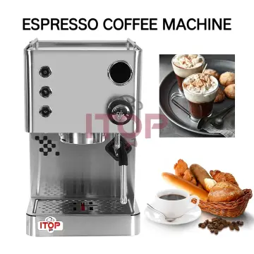 OXPHIC 1.8L Automatic Smart Espresso Coffee Machine Drip Coffee Maker with  Bean Grinder and Appointment Function for 12 Cups