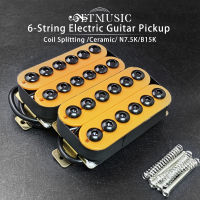 Dig ปรับสกรูโลหะ Double Coil กีตาร์ไฟฟ้า Pickups Humbucker Punk คอสะพาน Pickup