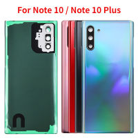 สำหรับ Samsung Galaxy Note 10 N970 N970F NOTE10 + Plus N975 N975F ฝาหลัง Glas เคสแบตเตอรี่ Deur Behuizing Achter Deksel Vervanging