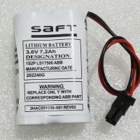 3HAC051036-001ดั้งเดิม3.6V 7.2Ah เหมาะสำหรับหุ่นยนต์แบตเตอรี่ ABB IRB120 SMB