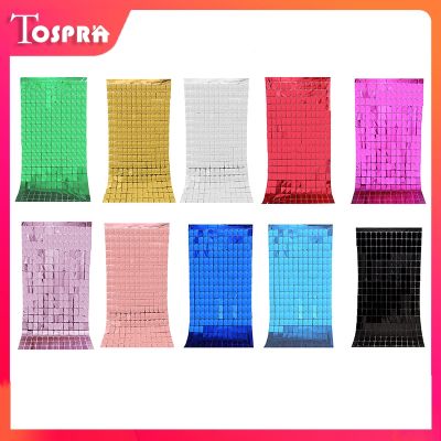【CC】 10 Styles Background Curtain Sequin Backdrop Wedding Baby Shower Wall Glitter Birthday