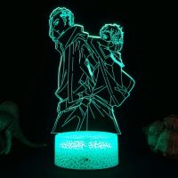 LED Anime Night Light Tokyo Revengers Baji Figure Lamp for Kids Bedroom Room Decor Child Gift Desk 3D Manga Lamp Tokyo Revengers