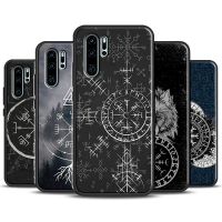 Vegvisir Odin Nordic Case For Huawei P30 Lite P40 P20 Pro P Smart 2019 2021 Nova 5T Honor 50 8X 9X 10i Cover