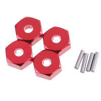 Clothing mother and baby 4pcs ล้ออลูมิเนียม HEX NUT 12mm พร้อมหมุดไดรฟ์ฮับ HSP 1/10