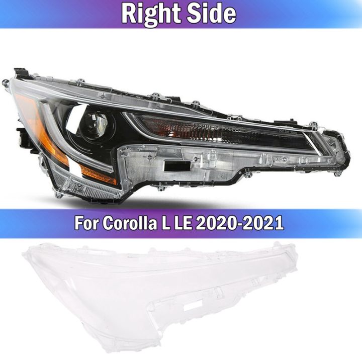 1-pair-for-toyota-corolla-l-le-2020-2021-left-right-headlight-lens-cover-headlight-shade-shell-light-lens-cover