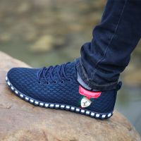 Summer mesh shoes mens breathable mesh shoes mens casual shoes plus size 39-46 sneakers soft-soled mens shoes sneakers men