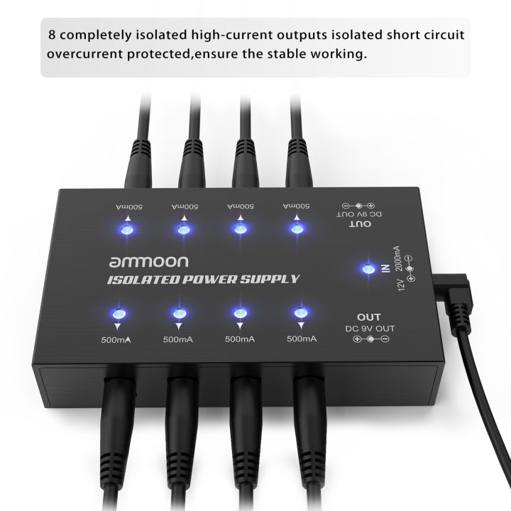 ammoon-guitar-effect-power-supply-8-isolated-dc-outputs-guitar-effect-pedal-for-9v-18v-guitar-pedal-guitar-accessories