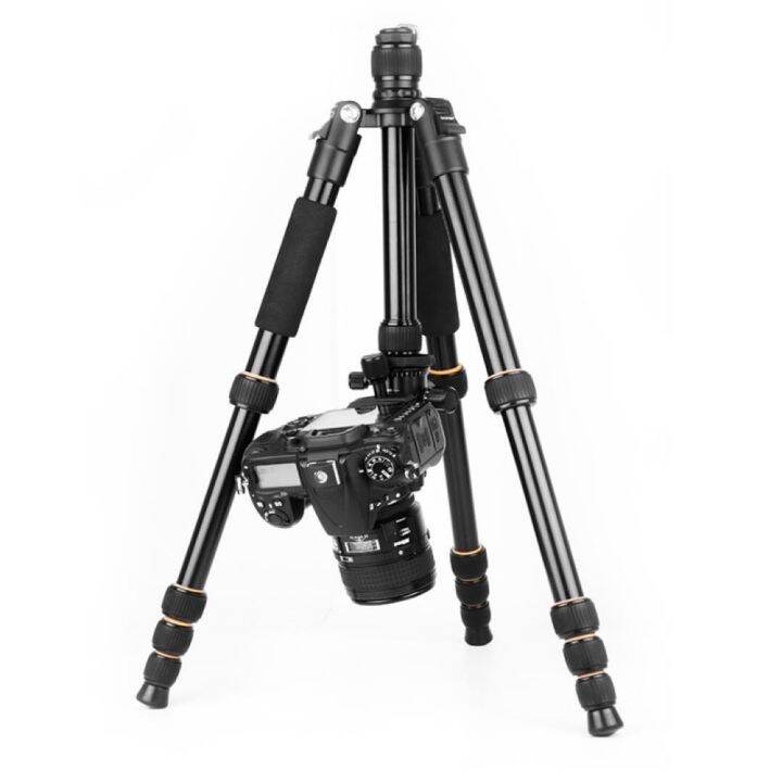 zomei-น้ำหนักเบาแบบพกพา-q666-professional-travel-กล้องขาตั้งกล้อง-monopod-อลูมิเนียมหัวบอลขนาดกะทัดรัดสำหรับ-digital-slr-dslr-camera