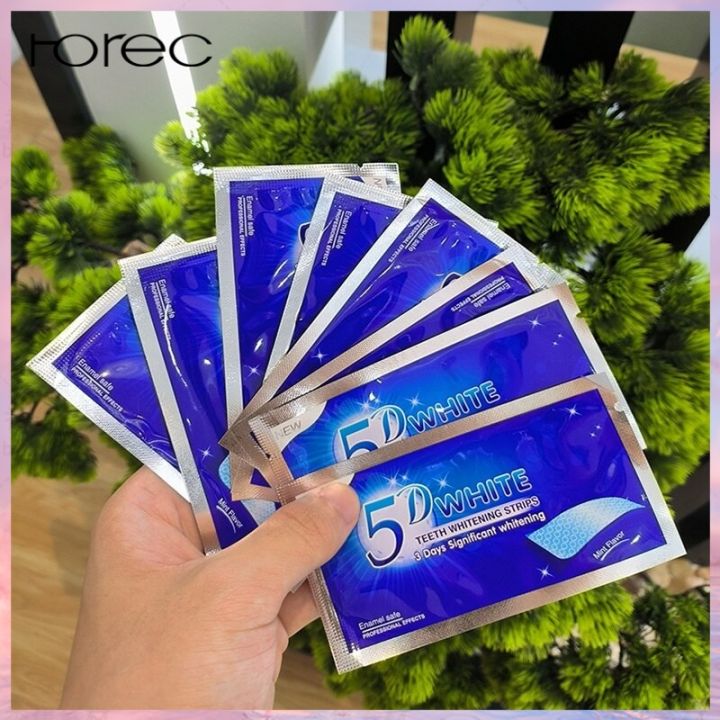 horec-1pc-แผ่นฟอกฟันขาว-5d-ช่วยให้ฟันขาว-ลดคราบเหลือง-แผ่นแปะฟอกฟันขาว