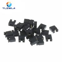 ✣卐 100PCS Pin Header Jumper Blocks Connector 2.54MM For 3 1/2 Hard Disk Drive CD/DVD Drive Motherboard and/or Expansion Card G25