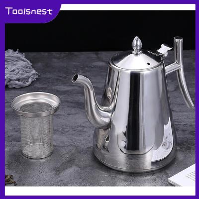 Toolsnest กาน้ำชาขนาดใหญ่,กาต้มกาแฟกาต้มน้ำเครื่องครัวสแตนเลสความร้อนสำหรับด้านบน