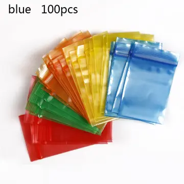 100pcs Mini Zip lock Bags Plastic Packaging Bags Small Plastic
