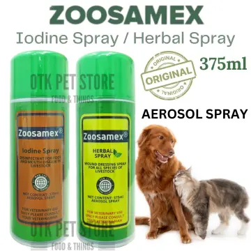 Iodine spray for top dogs