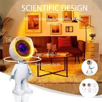 New Cartoon Rainbow Projection Lamp Sun Sunset Robot Projection Lamp USB Rechargeable Room Colorful Decoration Atmosphere Light Night Lights