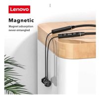 Lenovo QE08 (รุ่นใหม่) หูฟังบลูทูธไร้สาย หูฟังบลูทูธ หูฟังออกกำลังกาย แบบคล้องคอ หูฟังไร้สาย บริการเก็บเงินปลายทาง