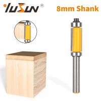 YUSUN Flush Trim Bit พร้อมแบริ่งคู่ Router Bit Woodworking Milling Cutter สําหรับไม้ Bit Face Mill Carbide Cutter End Mill