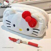 HOT★Sanrio H ello K Itty น่ารักการ์ตูนตุ๊กตากระเป๋าแต่งหน้า Kawaii ความจุขนาดใหญ่สำหรับนักเรียนกระเป๋าดินสอ Y2k ฮาราจูกุแฟชั่นจิปาถะกระเป๋าสำหรับผู้หญิง