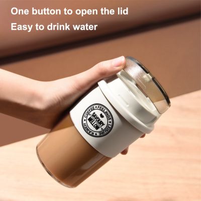 [HOT LZLIOGWOHIOWO 537] ขวดน้ำ300มิลลิลิตรรั่วหลักฐานครัวเรือนยิมแก้วกาแฟแบบพกพาพลาสติกในร่มปากกว้างเด็กชานมดื่มถ้วย