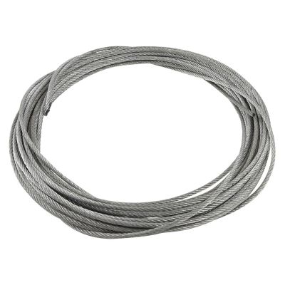 3mm Diameter Flexible Stainless Steel Wire Rope Cable 12 Meter Length