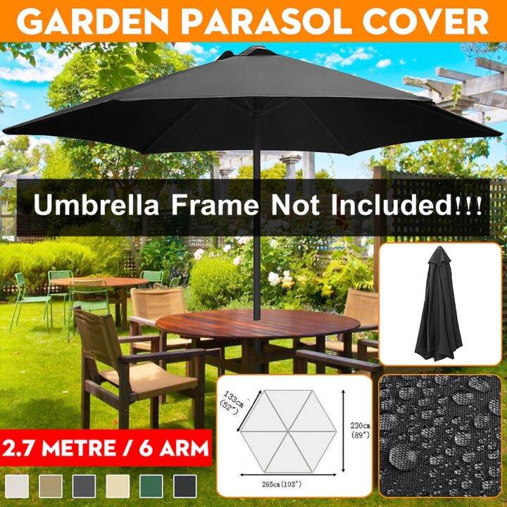 [Activity11พร้อมสต็อก] Garden Parasol Fabric Canopy Cover Heavy Duty
