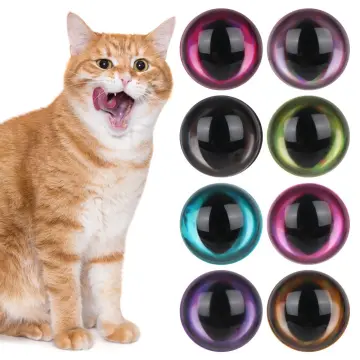 Pad Cat Eyes Toy Accessories Eyes with Eyelashes Stuffed Animal