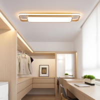 Rectangle Modern Led Ceiling Lights For Living Room Corridor Kitchen Indoor Ceiling Mount Ceiling Light Aluminum Fixtures