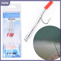 【RAI】 เหยื่อตกปลาซาบิกิตะขอเกี่ยวลูกปัดเรืองแสง3ชนิด
