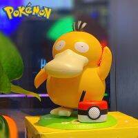 ภาพอนิเมะ Pokemon Psyduck เต้นรำแกว่งเสียงตุ๊กตาพีวีซีหุ่นแอคชั่นของขวัญสำหรับเด็กผลิตภัณฑ์ตกแต่งบนโต๊ะของเล่นโมเดลสะสม