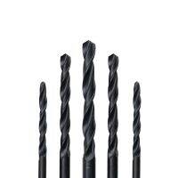 5PCS/10PCS 1mm-14mm 17.5mm HSS Straight shank twist drill bit Black Coated Straight Shank Drill Bit Machine use or Hand Tools Drills Drivers