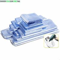 【DT】 hot  Pvc Heat Shrink Bag Shoe Clear Membrane Plastic Cosmetic Storage Packaging Bags Plastic Shrinkable Pouch Sealing Film Dustproof