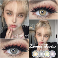 【ส่งไวจากไทย】 ลายฮิต ขายดีมาก LEMON/BALI/RICHGIRL ?เฉดสีพาสเทล Contact Lenses สีแคนดี้  Mini ?Pink/Gray/Brown คอนแทคเลนส์สียอดนิยม