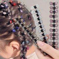 12PCS Rhinestone No-Slip Grips Hair for Glitter Teeth Metal Clamps Accessories