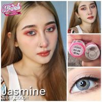 ? มีค่าสายตา ? Wink Jasmine Gray Brown สายตาปกติ 00 คอนแทคเลนส์ ตาโต ลายฮิต Tiktok แถมตลับฟรี!!