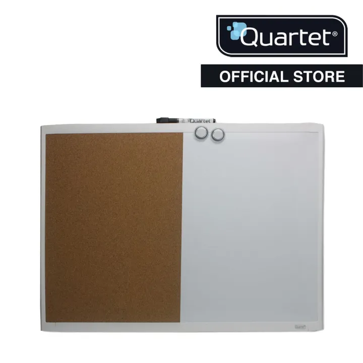 Quartet Whiteboard and Corkboard Combination (Plastic Frame