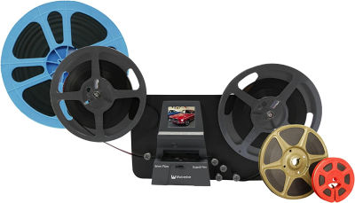 Wolverine 8mm &amp; Super 8 Reels to Digital MovieMaker Pro Film Digitizer, Film Scanner, 8mm Film Scanner, Black (MM100PRO)