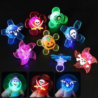 blg Glowing Ring Spinner Finger Ring for Kiddie Wearable Flashing Ring Toy Party Supply Costume Fidget Toy  Bag Filler 【JULY】