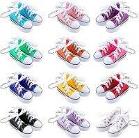 Mini Sports Shoes Keychain Canvas Sneaker Tennis Shoe Keyrings Car Bag Pendent Key Chain For Women Men Gift Accessories Key Chains