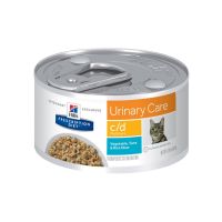 Hills Prescription Diet Urinary Care c/d Multicare Tuna&amp;Rice อาหารแมวเปียก สำหรับนิ่วแมว รสทูน่าและข้าว 82 กรัม [12Cans]