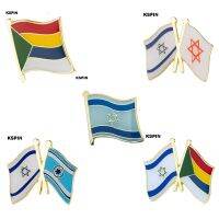 Israel Flag Badge Flag Laple Pin Badges Flag Brooch Fashion Brooches Pins