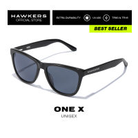 HAWKERS Black Dark ONE X Sunglasses For Men And Women. UV400 Protection. Official Product Designed In SpaIn O18X12