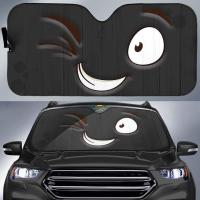 【CW】 Sunshade Liar Cartoon Eyes Car Custom Accessories Front Windshield Durable Sunshades Window