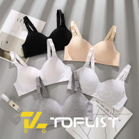 [ส่งเร็วพิเศษ!] ?LanSrubBra? (N325) ชุดชั้นในสาว 3D ออกแบบด้วยผ้าฝ้ายนุ่ม sport bra ความเซ็กซี่ เนื้อผ้านิ่ม