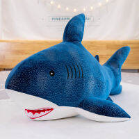 Shark โยนหมอนตุ๊กตา Plush ของเล่น Ragdoll Boy Bed สำหรับ Sleep Leg-Supporting ตุ๊กตาใหญ่เด็ก Gift