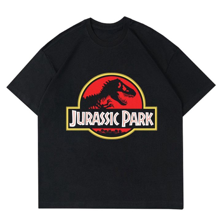 เสื้อยืดคอกลมเสื้อยืด-ลาย-jurassic-park-vintage-เสื้อยืด-ลาย-jurassic-park-เสื้อผ้าไดโนเสาร์-เสื้อยืด-พิมพ์ลายฟิล์-4wo9