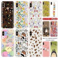 ✑✿ Soft Silicone Case For Xiaomi Redmi Note 11 10 9 8 7 Pro Max 10s 9s 8t 4G 5Gr kawaii ghibli doodle