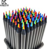 7 Colors Concentric Gradient Colorful Pencil Crayons Colored Pencil Set Creative Kawaii Stationery Art Painting Drawing Pen