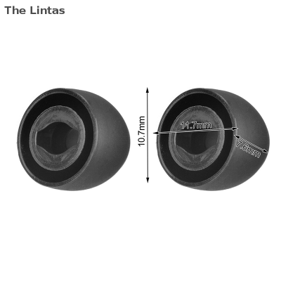 [The Lintas] หูฟังซิลิโคน1คู่หุ้มปลายหูสำหรับ Samsung Samsung Galaxy Buds Pro ปลั๊กอุดหูหูฟังเอียบัดไร้สายจุกอุดหูสำหรับเปลี่ยนเคสหูฟัง