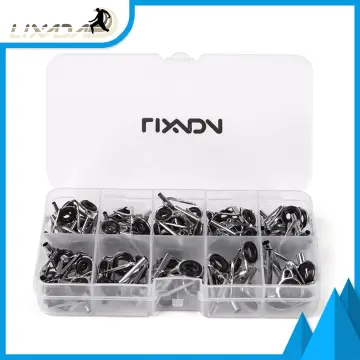 80pcs Fishing Rod Tip Repair Kit, Stainless Steel Ring Guide Tip Rod Guide  Replacement Tip For Sea Fishing